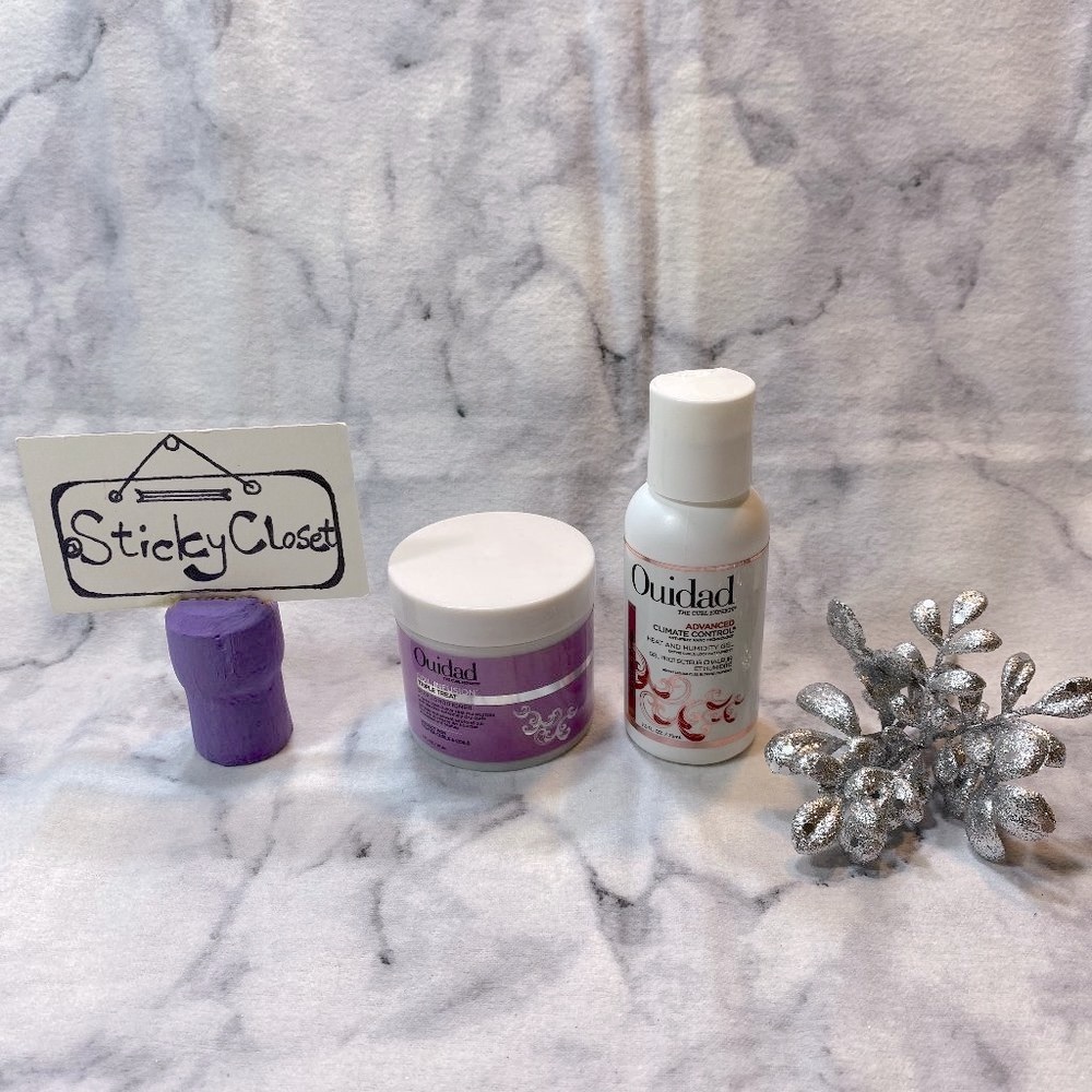 OUIDAD Haircare Set-Curl Deep Conditioner & Advanced Climate Control Gel-2pc-NEW